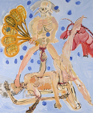 Elizabeth Cope: Domestic bliss, 2006, oil on canvas, 182.9 x 152.4 cm